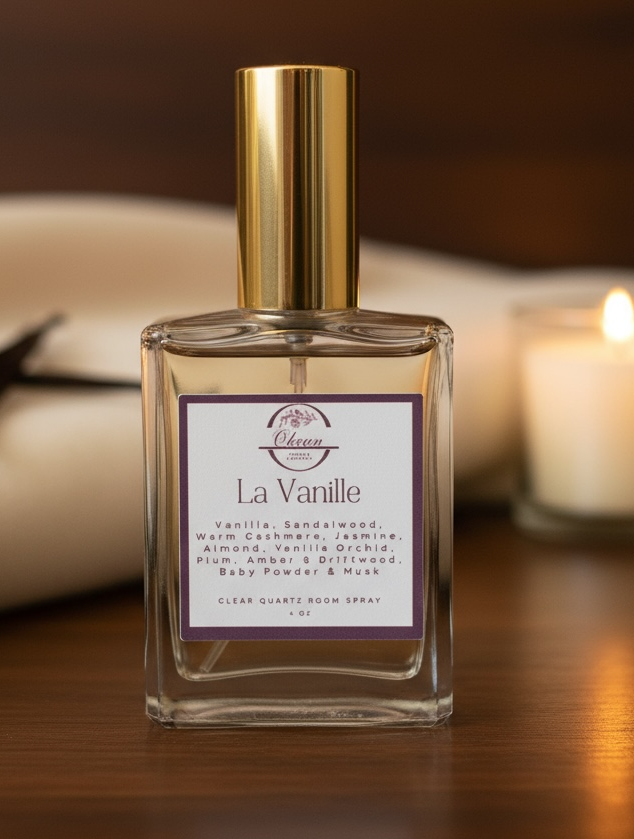 La Vanille - Clear Quartz - Room Spray - 4oz