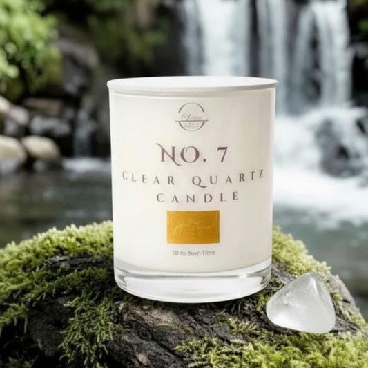 No. 7 – Tobacco Noir – Clear Quartz – Double Wick Candle – 12OZ