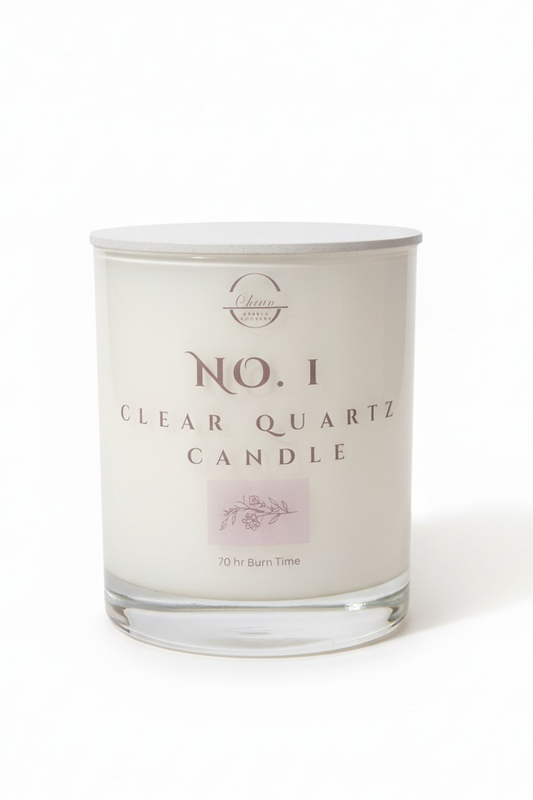 No. 1 - Spicy Comfort- Clear Quartz - Double Wick Candle - 12OZ